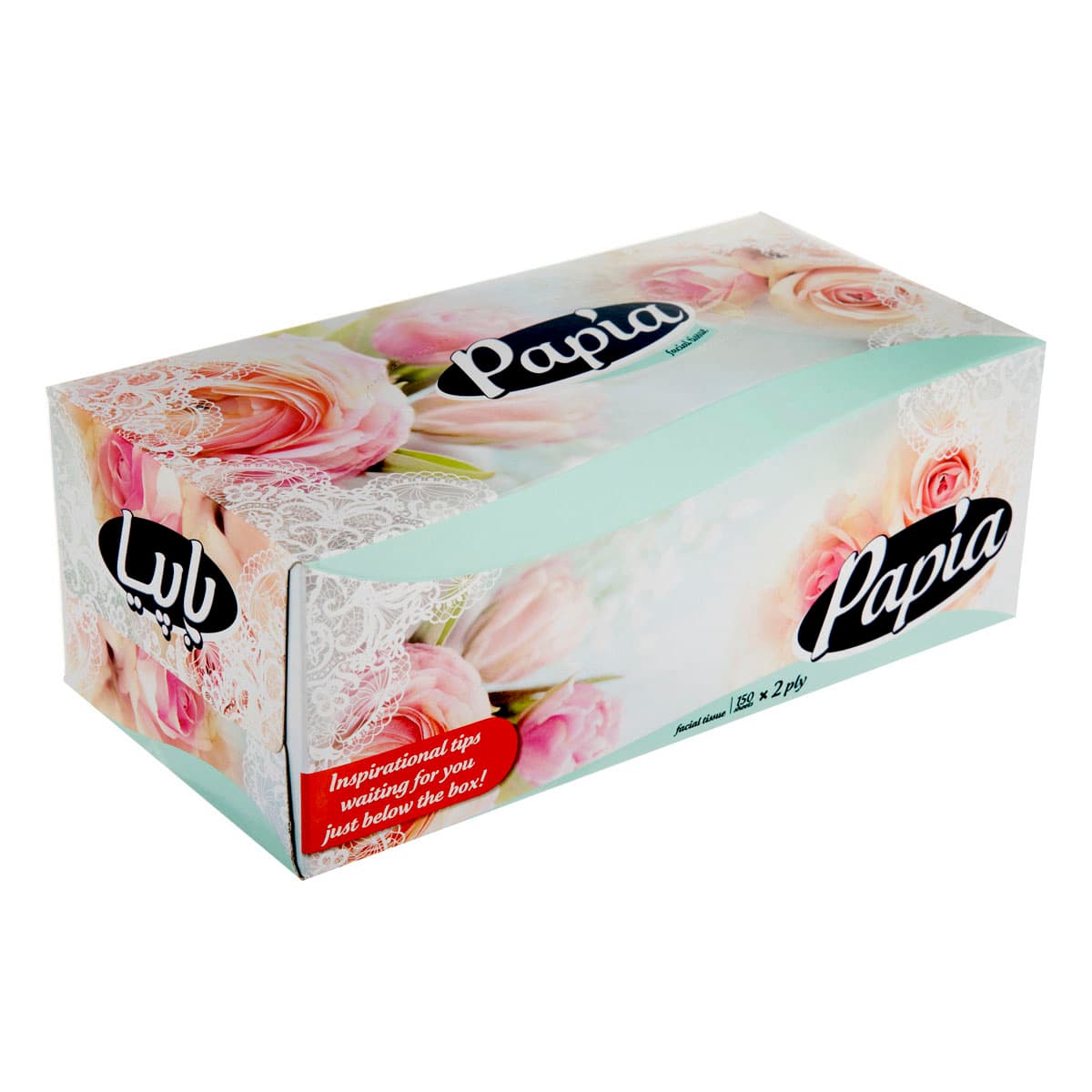 دستمال کاغذی پاپیا 150 برگ 2لایه کد 97
