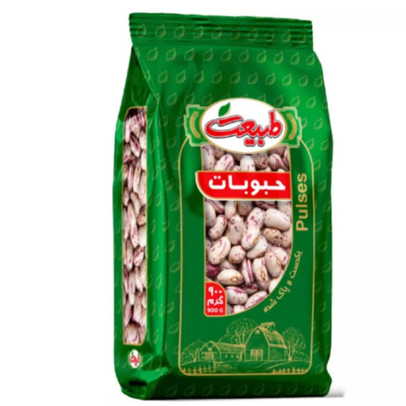 لوبیا چیتی طبیعت 900گرمی کد 276