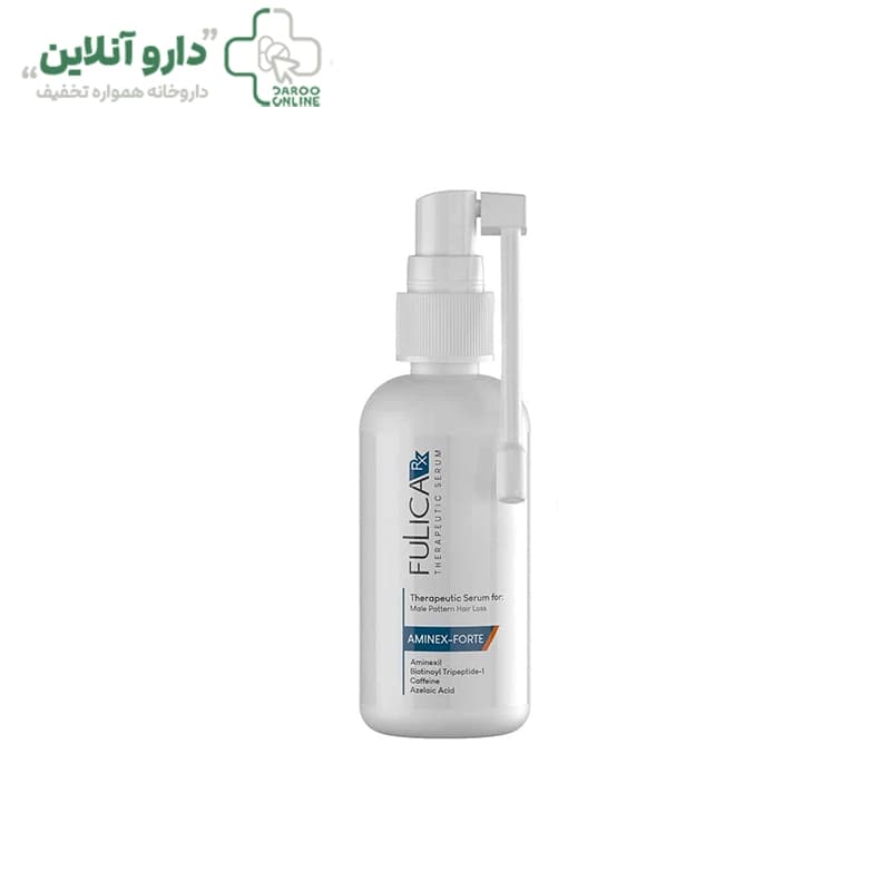 سرم تقویت کننده و حجم دهنده مو مخصوص الگوی ریزش مردانه فولیکا آر ایکس
