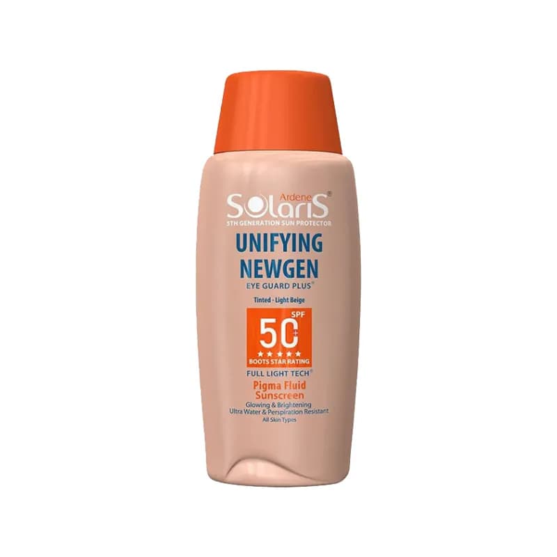 ضد آفتاب و روشن کننده spf50+ آردن سولاریس رنگ بژ روشن حجم 75 گرم