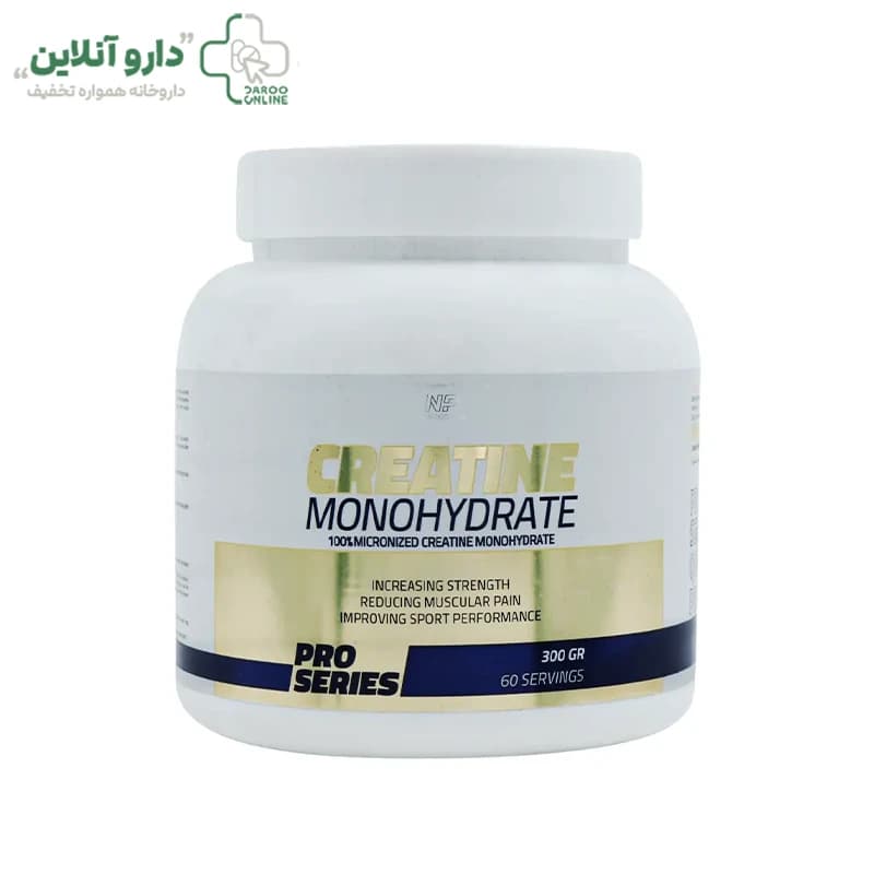 پودر کراتین مونوهیدرات نوتریشن پلاس (NP ان پی) حجم 300 گرم