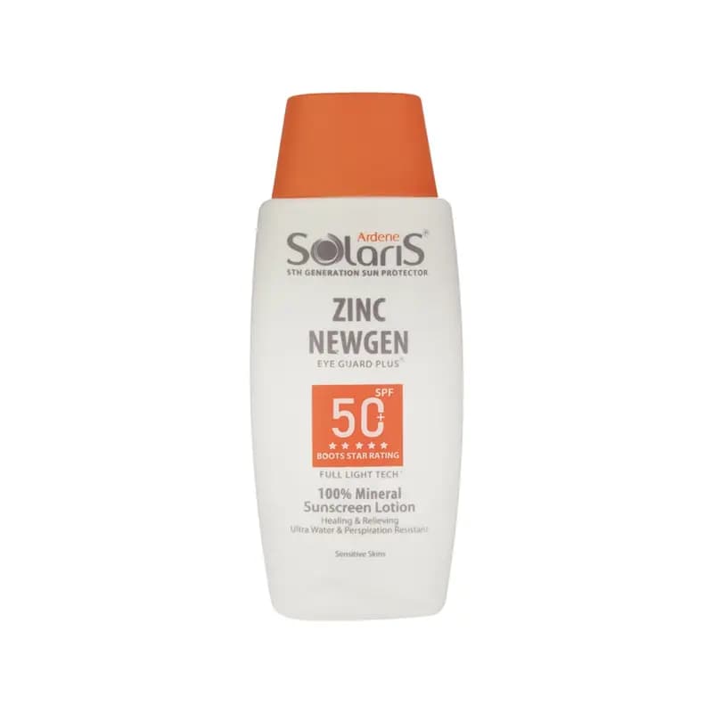 لوسیون ضد آفتاب spf50+ آردن سولاریس مناسب پوست های حساس حجم 100 میلی لیتر