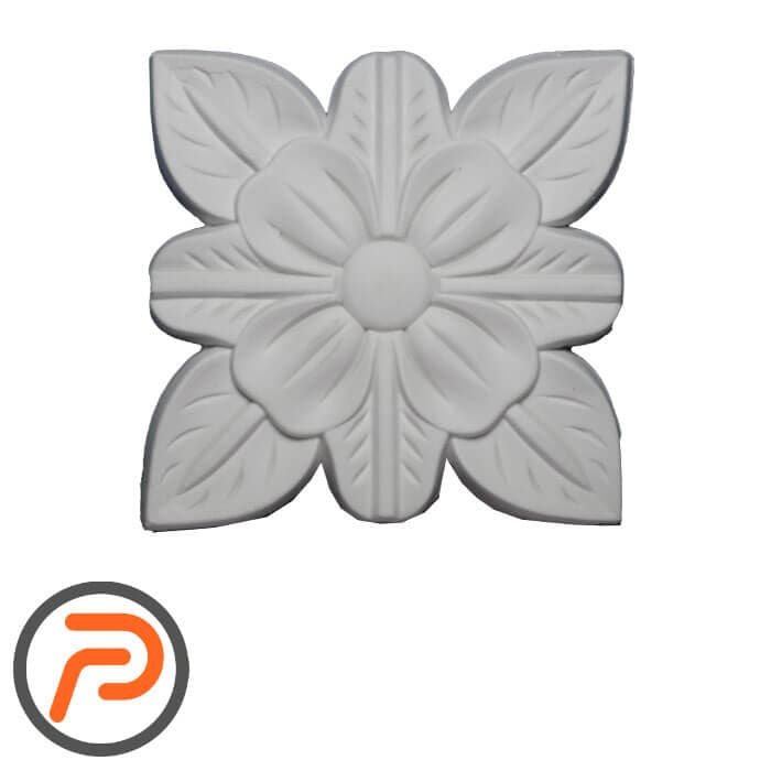 گل تزئینی طرح منبت pvc کد A 108 — تصویر ۳