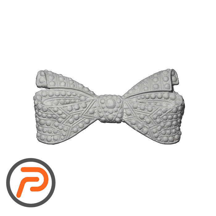 گل تزئینی طرح منبت pvc کد 128 F — تصویر ۲