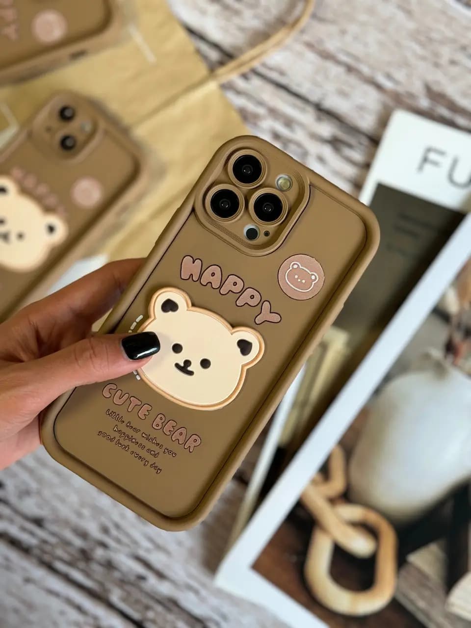 قاب Happy Cute Bear (کدC1493) — تصویر ۳