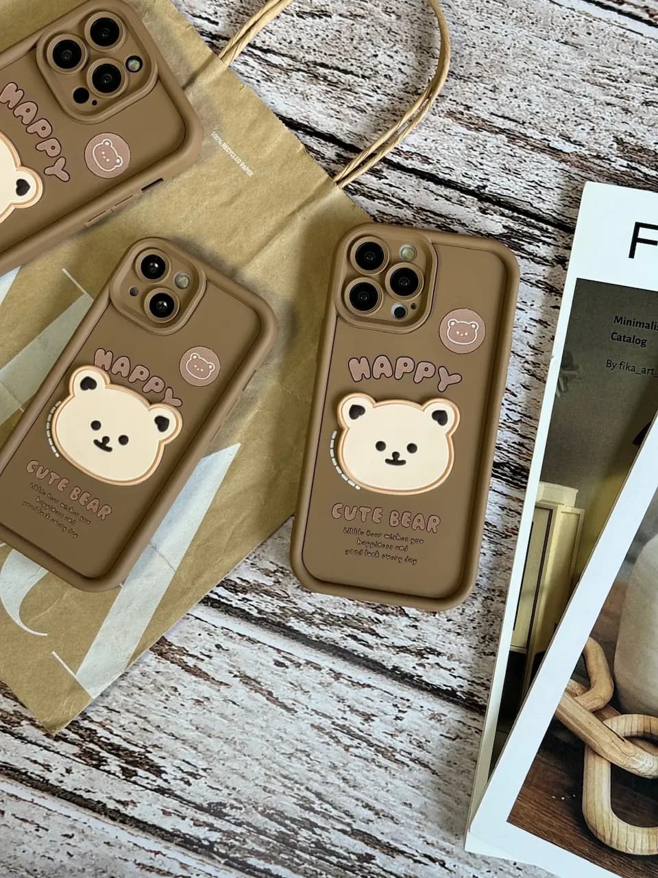 قاب Happy Cute Bear (کدC1493) — تصویر ۲