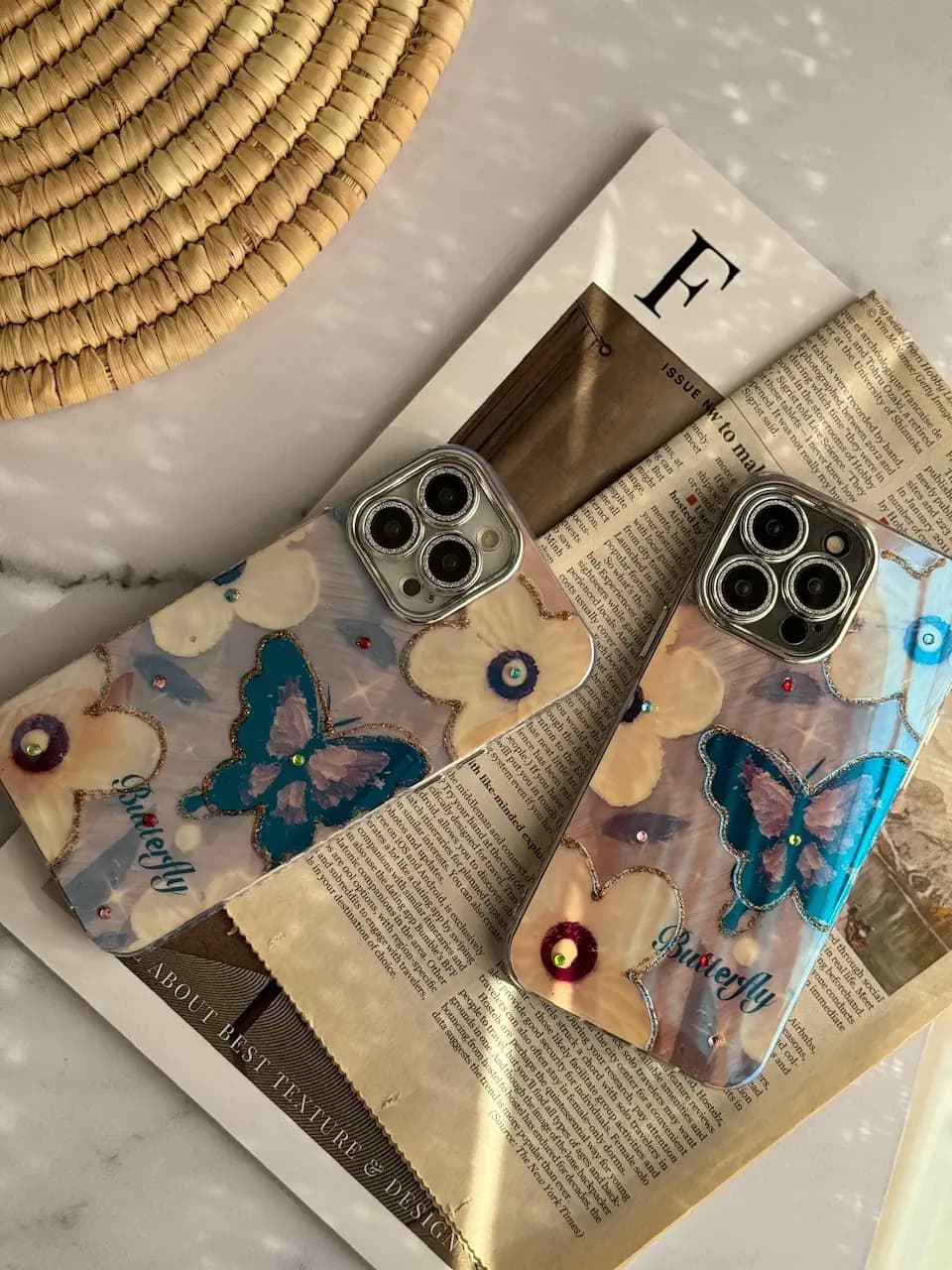 قاب پروانه آبرنگی (کدC1482) — تصویر ۳