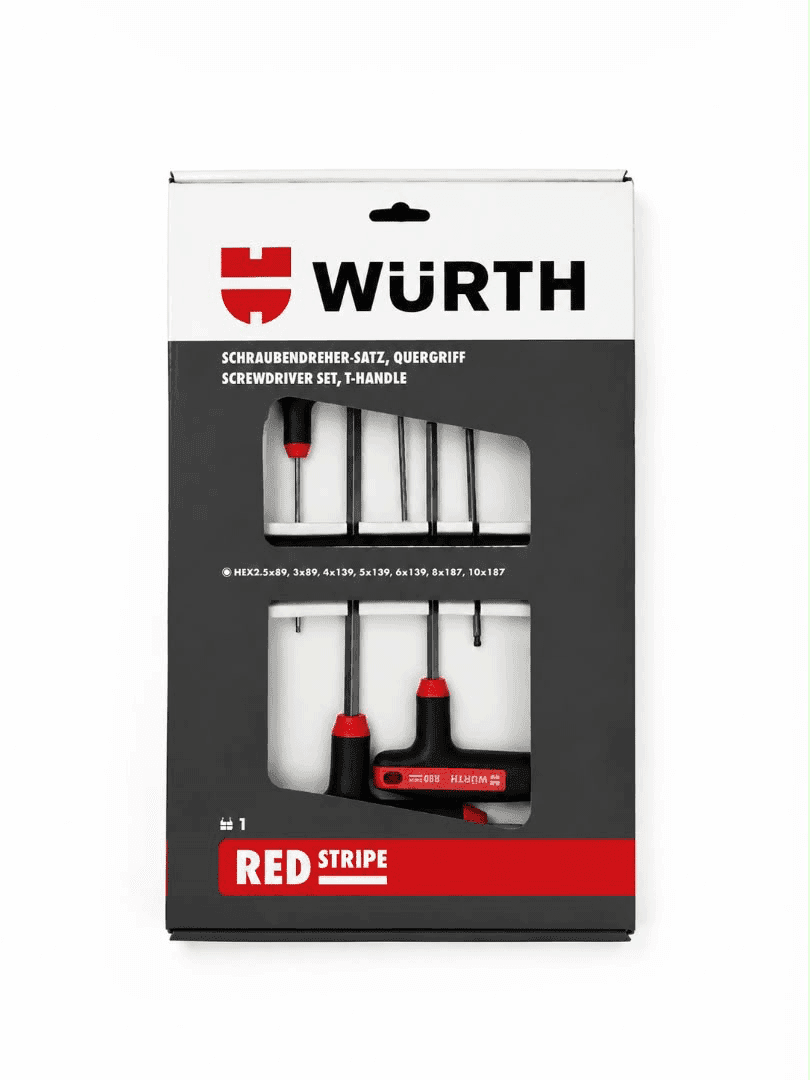 ست آچار 6 عددی ستاره ای وورث -WÜRTH RED STRIPE