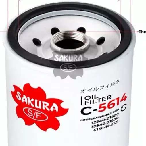 فیلتر روغن اصلی C5614 معادل 6136515120 SFO5121 از غرفه AFSHAE.OIL.FILTER