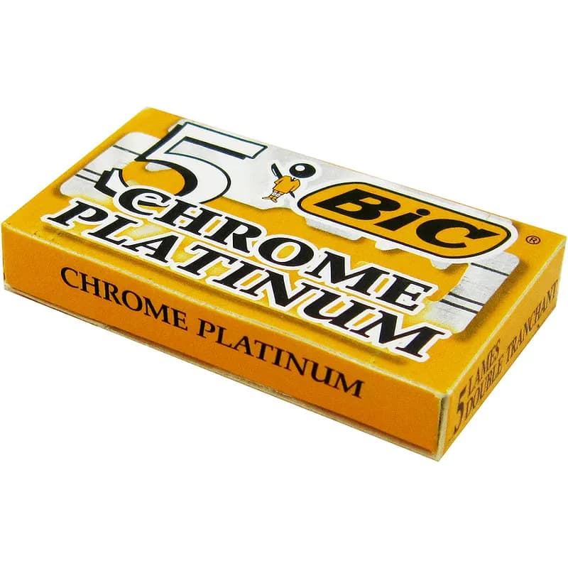 تیغ یدک بیک مدل Platinum Chromium Double Edge مجموعه 20 عددی — تصویر ۲