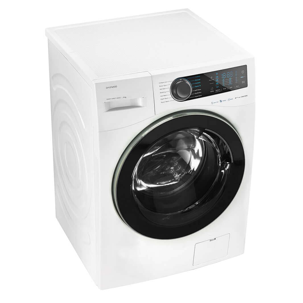 ماشین لباسشویی دوو DWK-9000T سفید 9 کیلویی — تصویر ۶