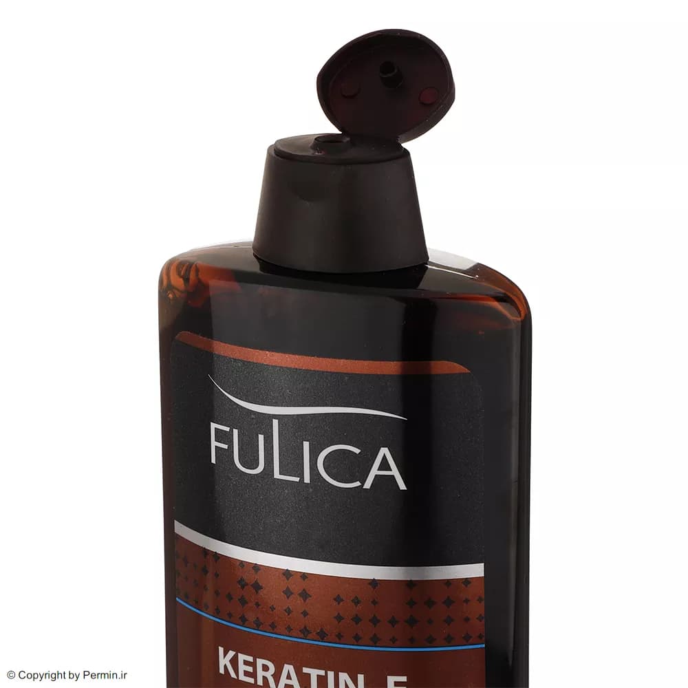 شامپو تقویت‌کننده مو فری سولفات Keratin E فولیکا حجم 400 میلی‌لیتر — تصویر ۶
