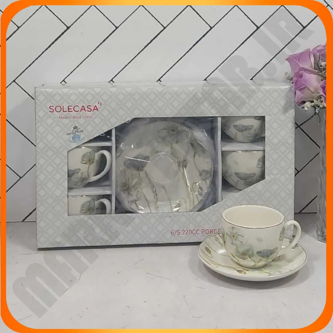 سرویس چای خوری سرامیک گلدار SC 3453 سولیکاسا