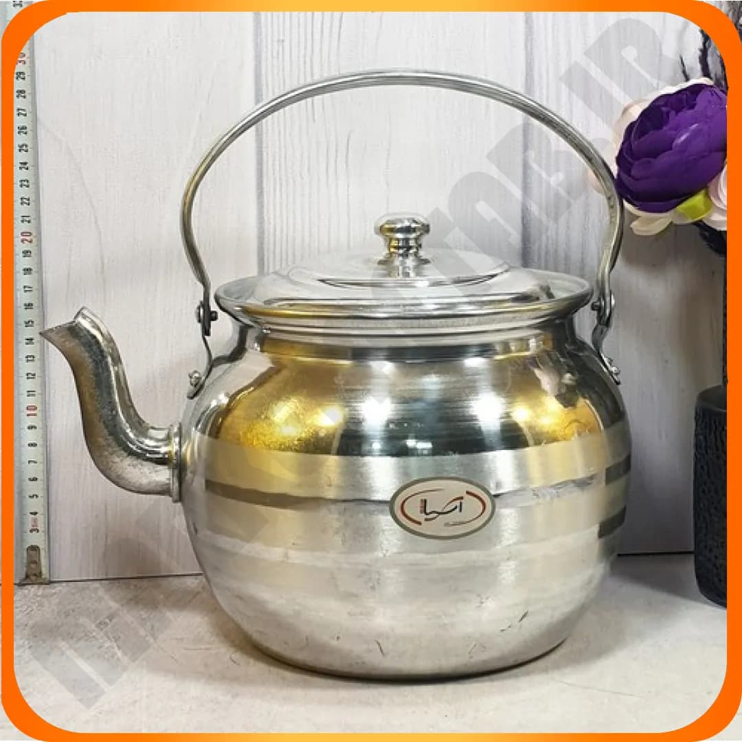 کتری روهی سایز40خط دار توپی شهرزاد