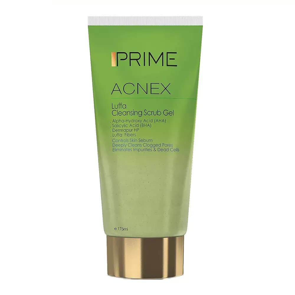 ژل پاک‌ کننده اسکراب پریم مدل Acnex Luffa حجم 175 میلی‌لیتر