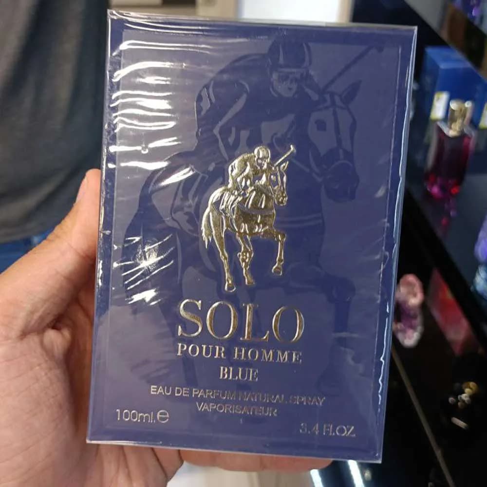 عطر مردانه فراگرنس ورد Solo Blue Pour Homme حجم 100 میل “پولو بلو” — تصویر ۶