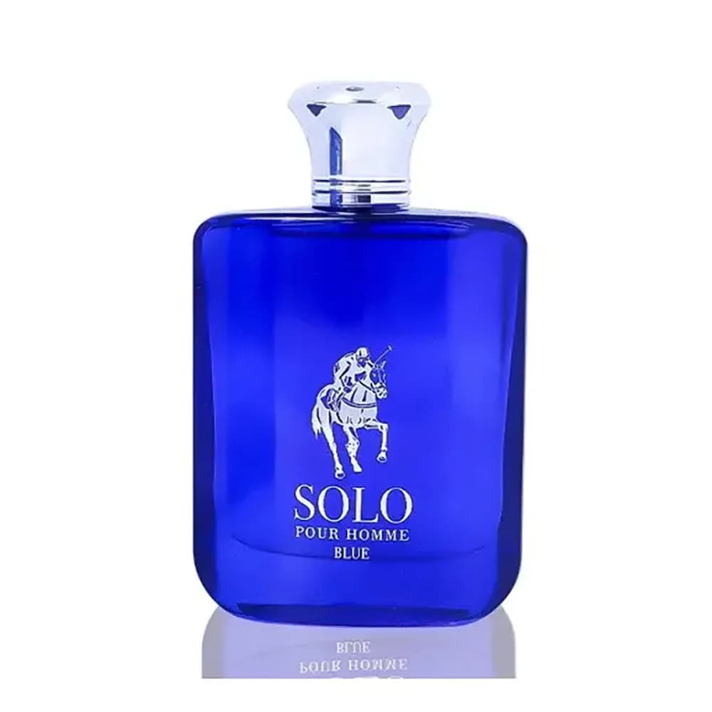 عطر مردانه فراگرنس ورد Solo Blue Pour Homme حجم 100 میل “پولو بلو” — تصویر ۴