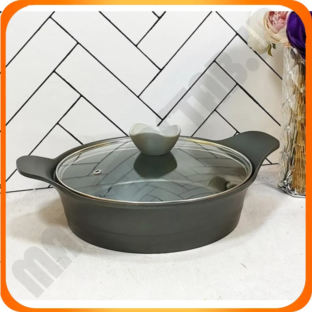 تابه سایز 24 دایکاست نقره ای صدف سام ست