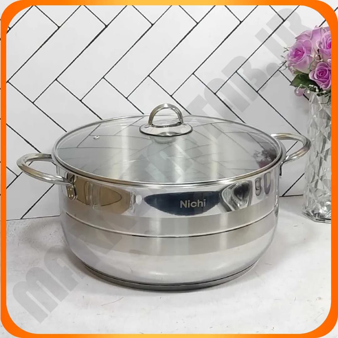 قابلمه 32استیل درب پیرکس NC-32 نیچی