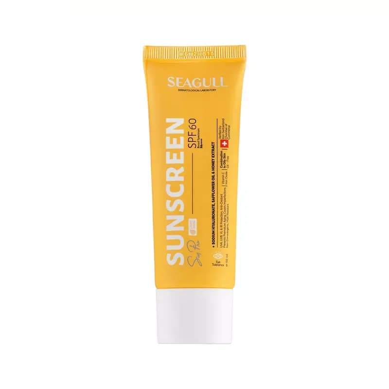کرم ضد آفتاب بی رنگ سی گل با SPF60 مناسب پوست معمولی تا چرب حجم 50 میلی لیتر — تصویر ۲