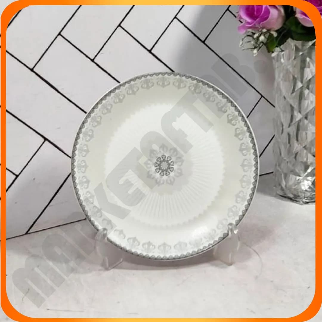 سرویس 26 پارچه گرد کلاسیک پریوش خاکستری آرکوپال دینو — تصویر ۲