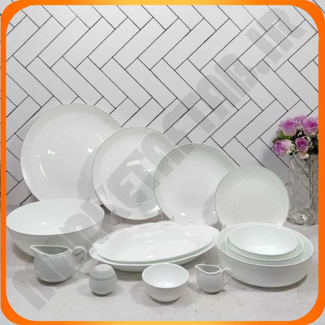 سرویس 42 پارچه سوژا خاکستری آرکوپال دینو