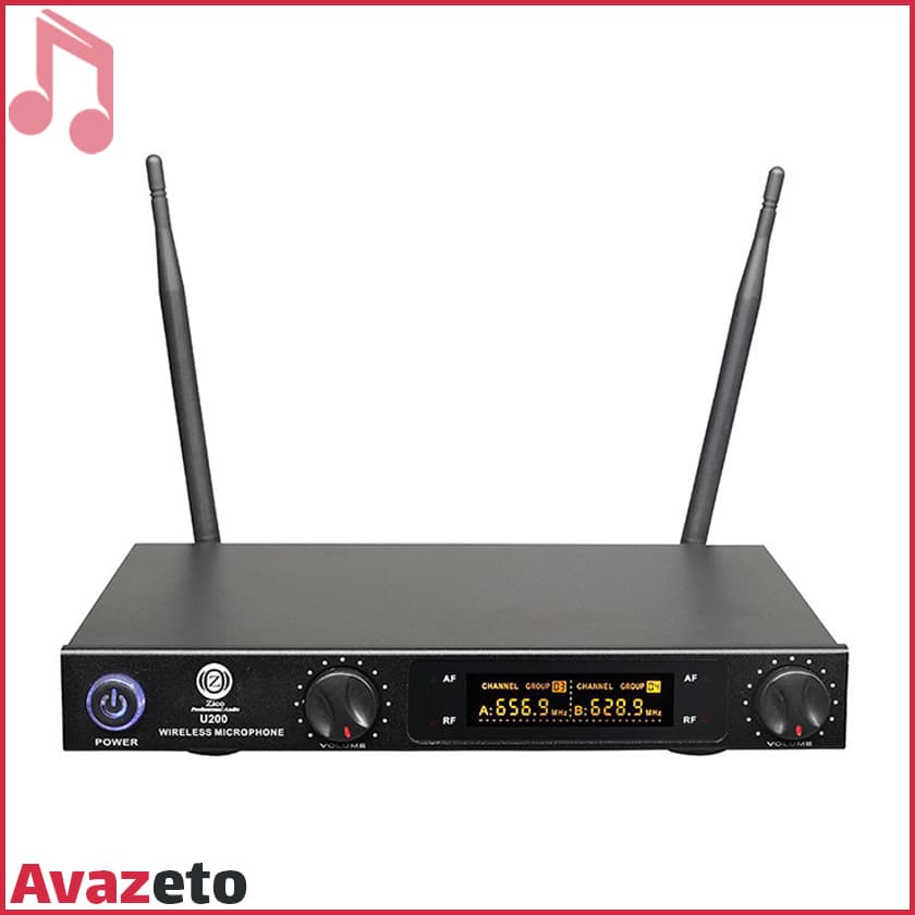 میکروفن بیسیم یقه ای زیکو Zico U-200HC — تصویر ۲