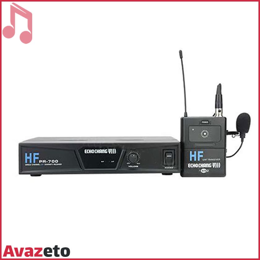 میکروفن بیسیم یقه ای Echochang HF PR 700 L
