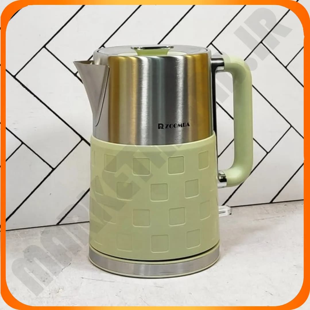 کتری برقی 1/7 لیتری سبز استیل FK-1912 زومبا — تصویر ۲