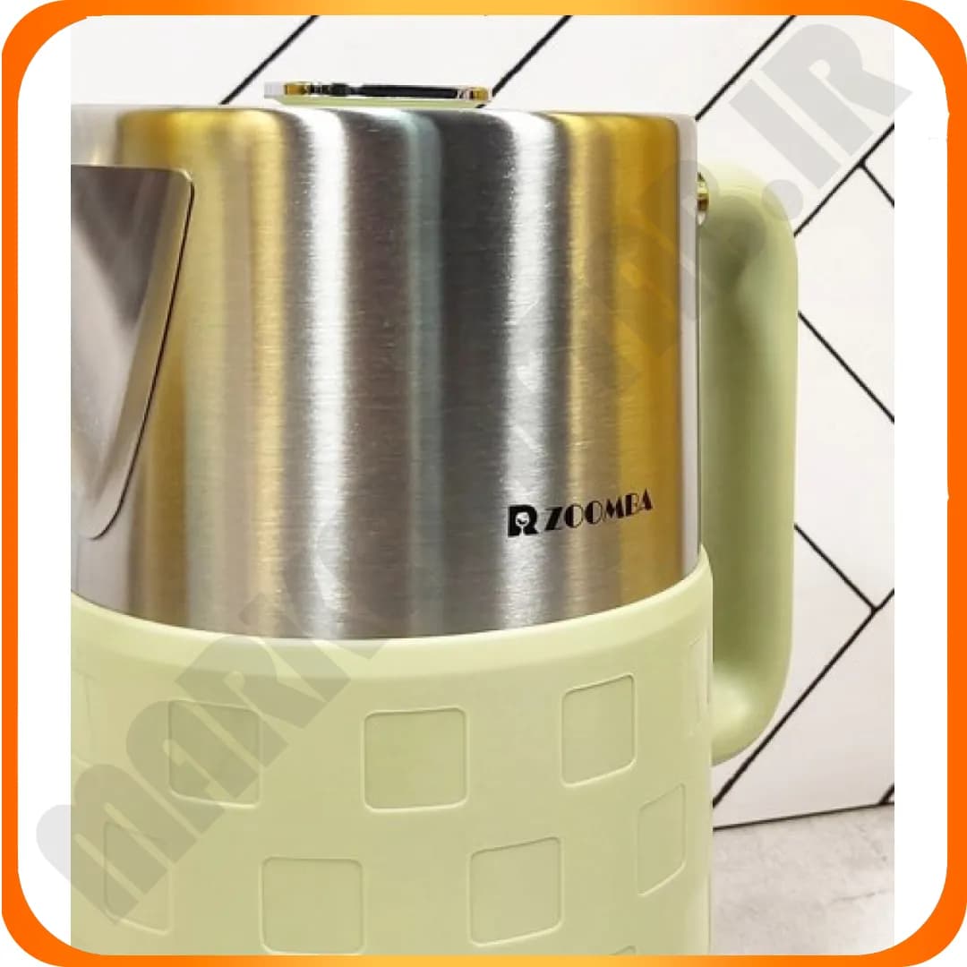 کتری برقی 1/7 لیتری سبز استیل FK-1912 زومبا — تصویر ۴