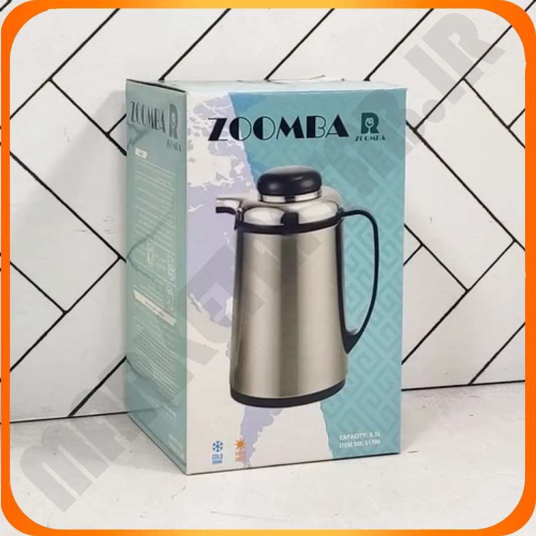فلاکس نیم لیتری شیشه صورتی S1700 زومبا — تصویر ۴