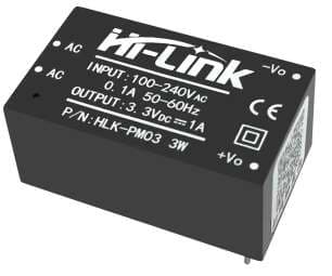مبدل کاهنده روبردی ایزوله 220AC to 3.3VDC 1A مدل HLK-PM03 — تصویر ۳