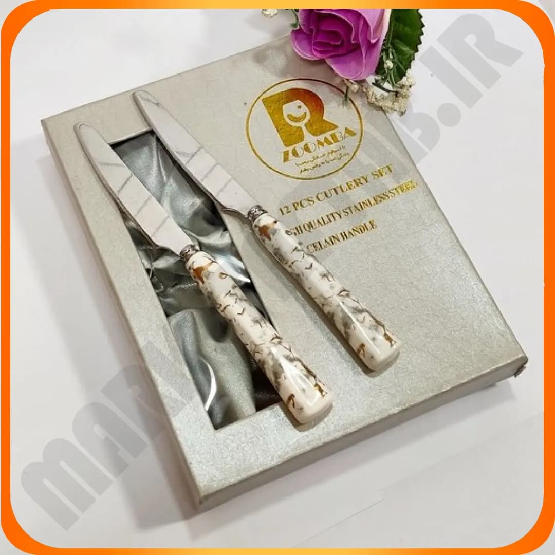 ست کارد جعبه ای ماربل سنگی 4-29418 زومبا
