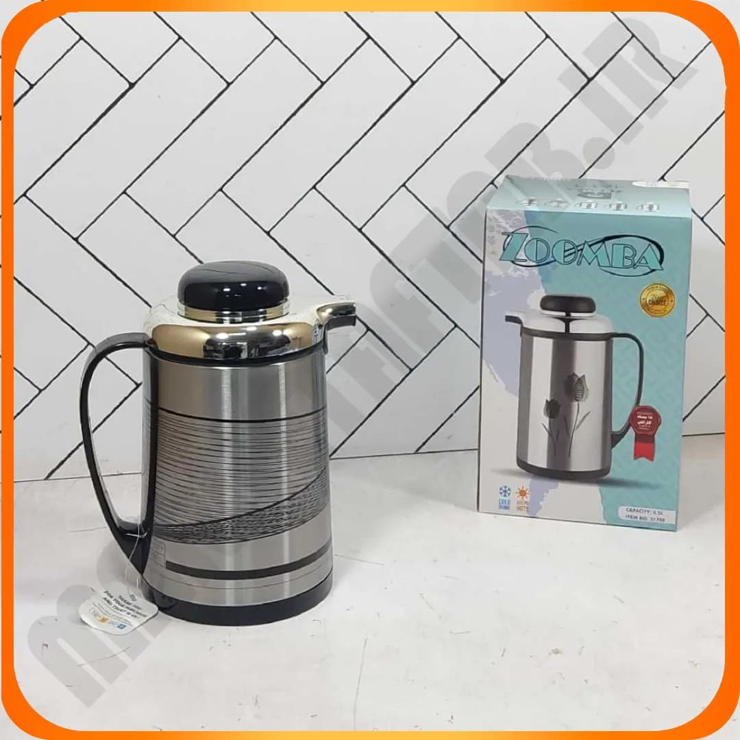 فلاکس نیم لیتری شیشه صورتی S1700 کراس‌لاین زومبا