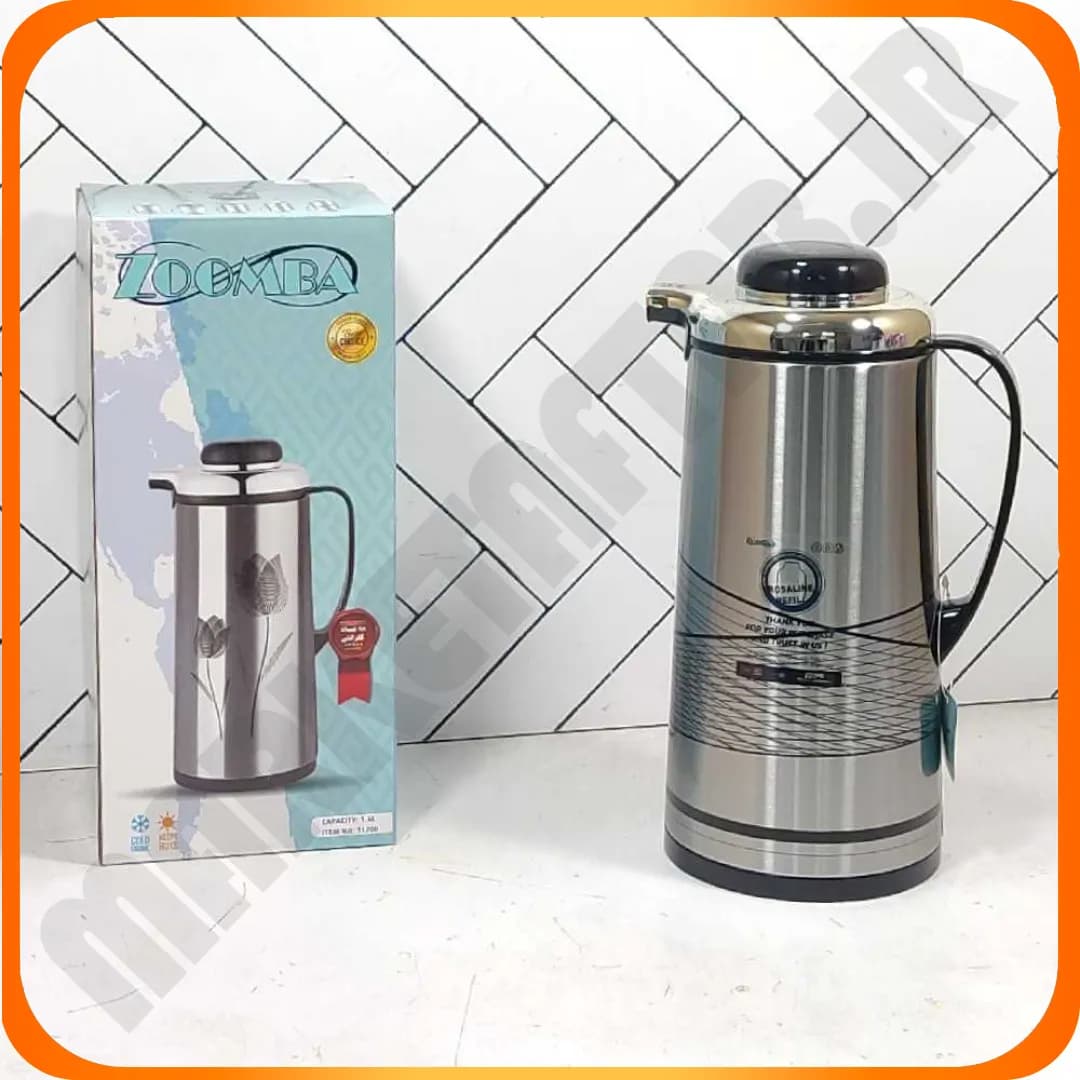 فلاکس 1/6 لیتری شیشه صورتی S1700 کراس‌لاین زومبا