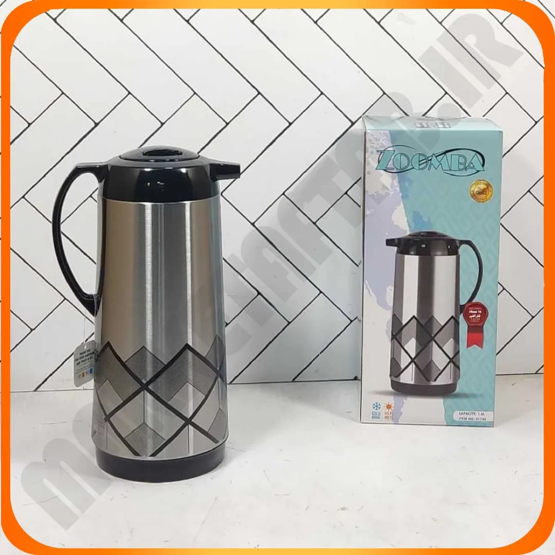 فلاکس 1/6 لیتری شیشه صورتی S1746A دیاموند زومبا