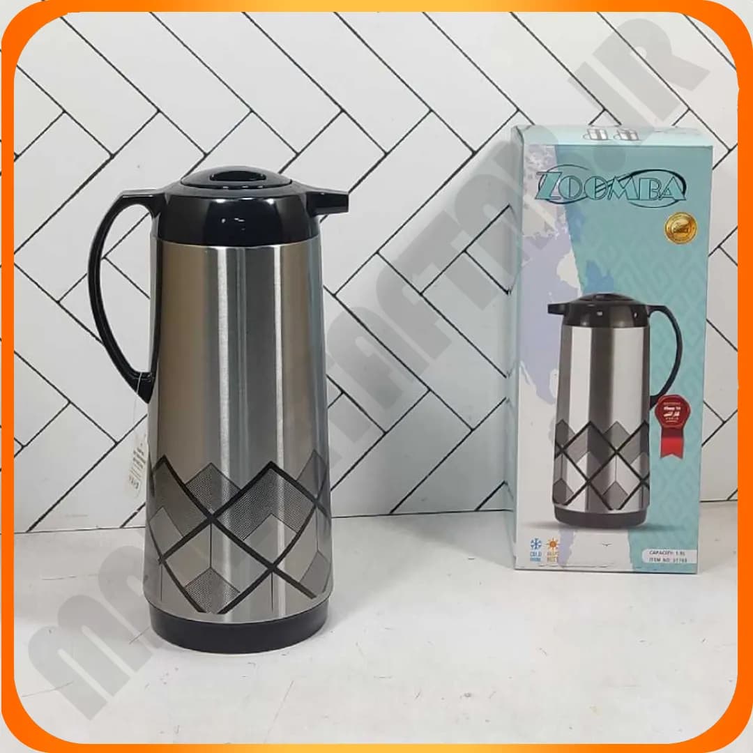فلاکس 1/9 لیتری شیشه صورتی S1746A دیاموند زومبا