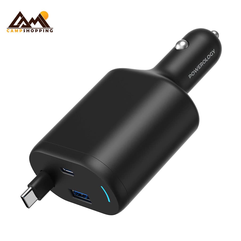 شارژر فندکی 115W پاورولوجی مدل PCCSR019 — تصویر ۲