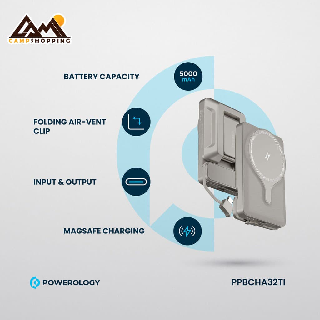 پاوربانک و شارژر وایرلس پاورولوجی کد PPBCHA32 حجم 5000mAh — تصویر ۶