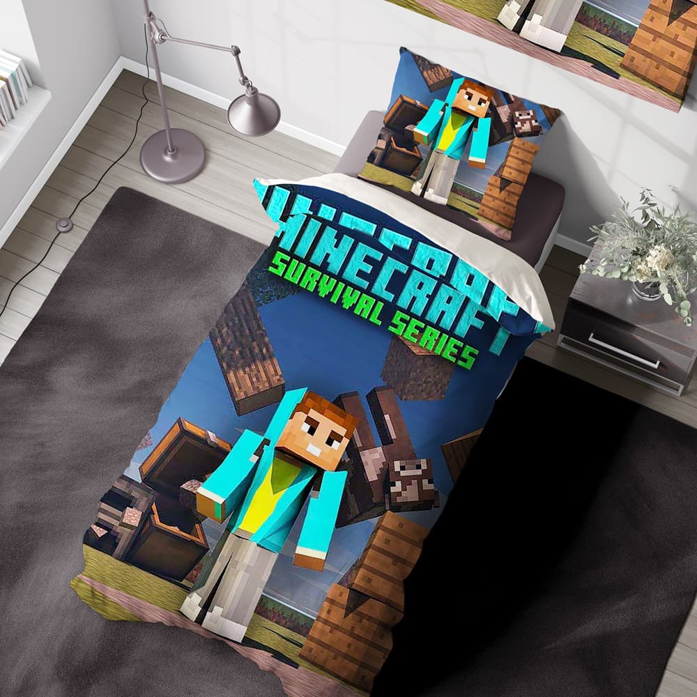 روتختی 4 تیکه مدل MINECRAFT نیو برای اتاق گیمینگ FM-1159