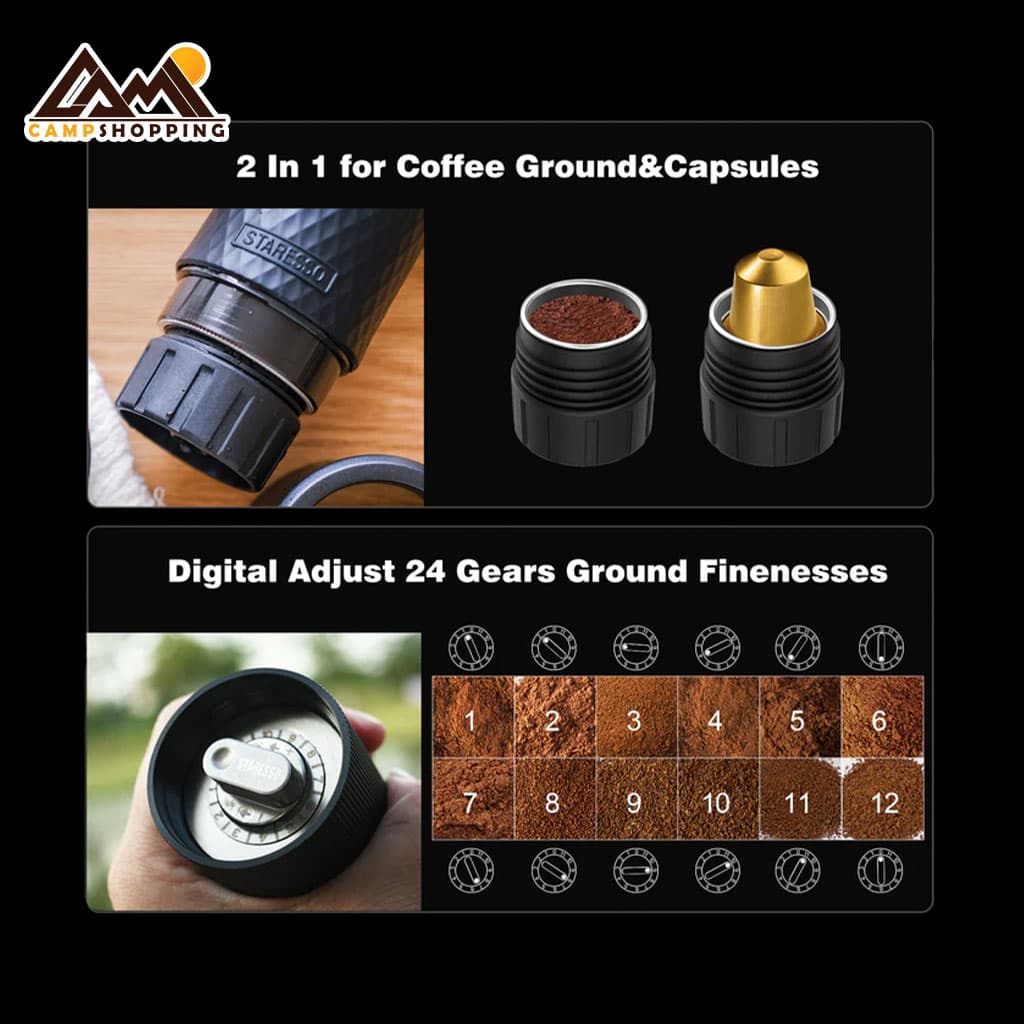 قهوه ساز و آسیاب قهوه استارسو مدل SP-200 — تصویر ۶