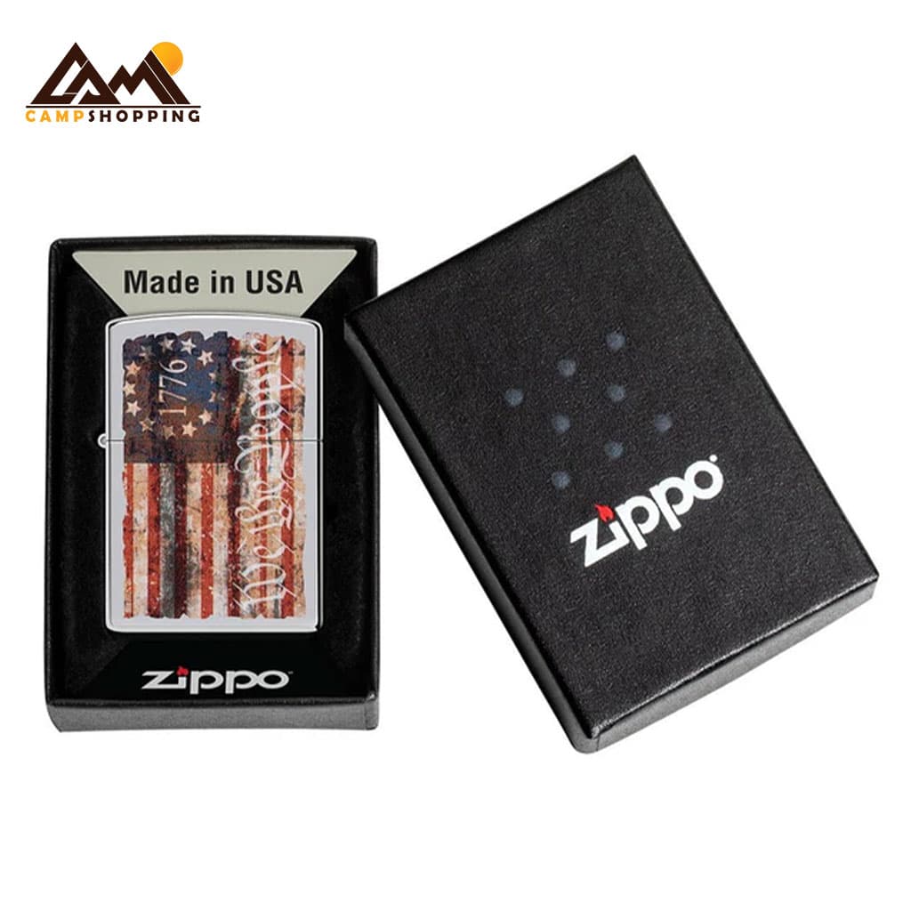 فندک زیپو طرح AMERICANA کد 49779 — تصویر ۵