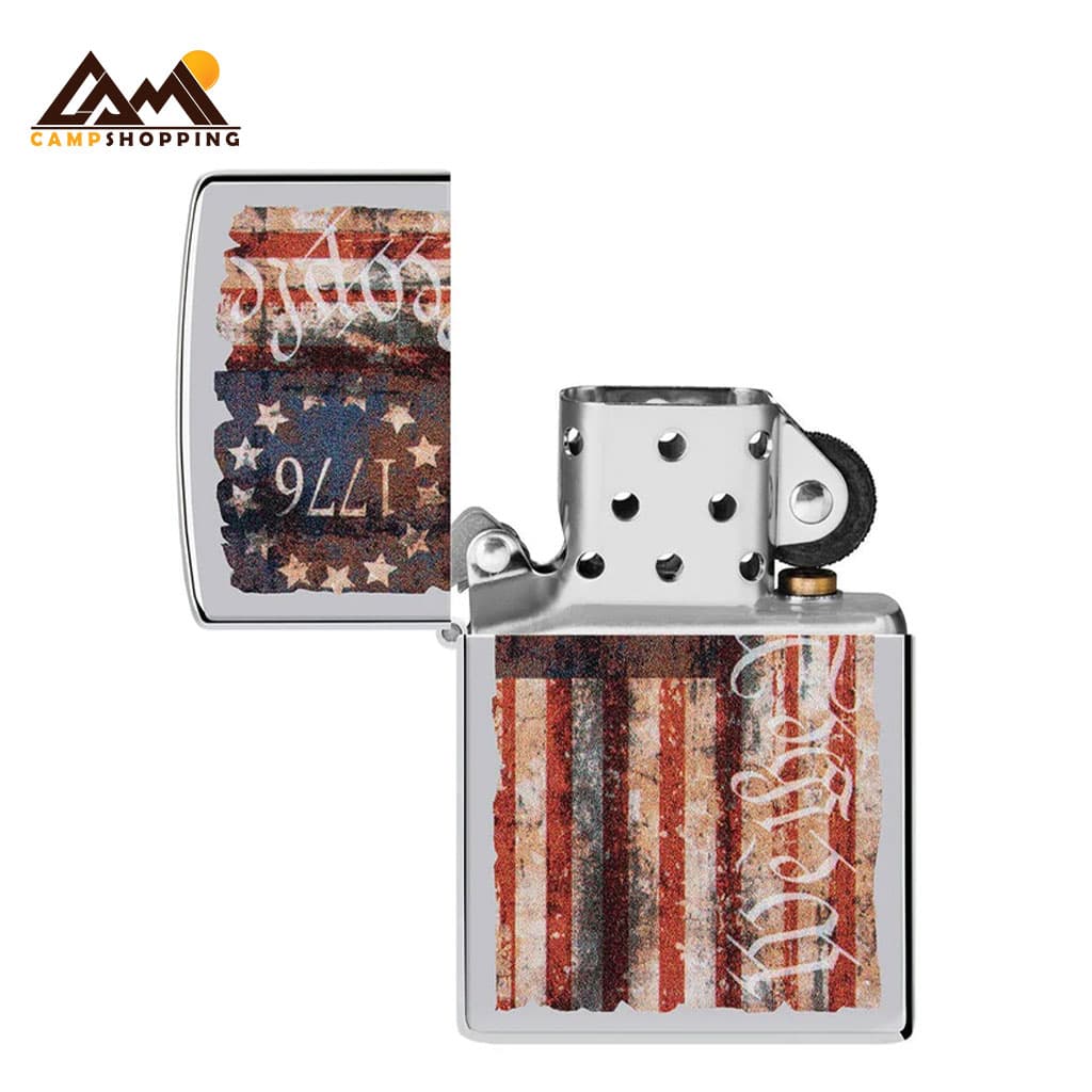 فندک زیپو طرح AMERICANA کد 49779 — تصویر ۲