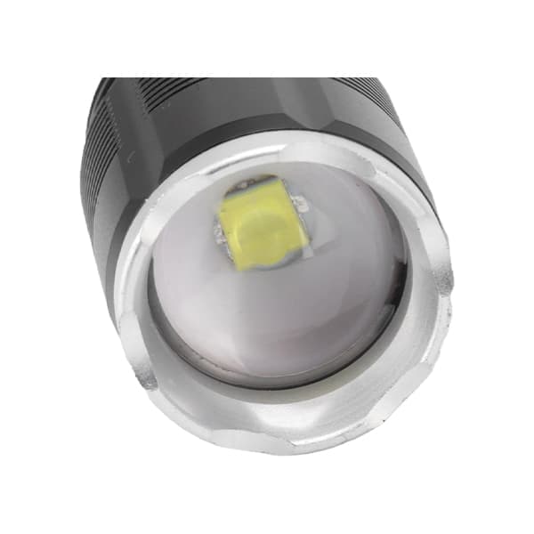 چراغ قوه پلیسی P50 زوم دار با چراغ بغل COB دو رنگ مدل XH-P50 BX-P12 | XA-P12 P50 — تصویر ۳