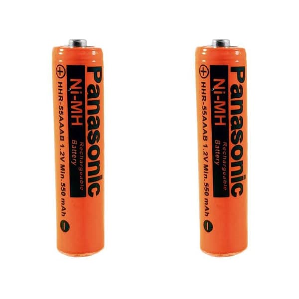 باتری نیم قلمی قابل شارژ 550mAh جفت برند Panasonic — تصویر ۳