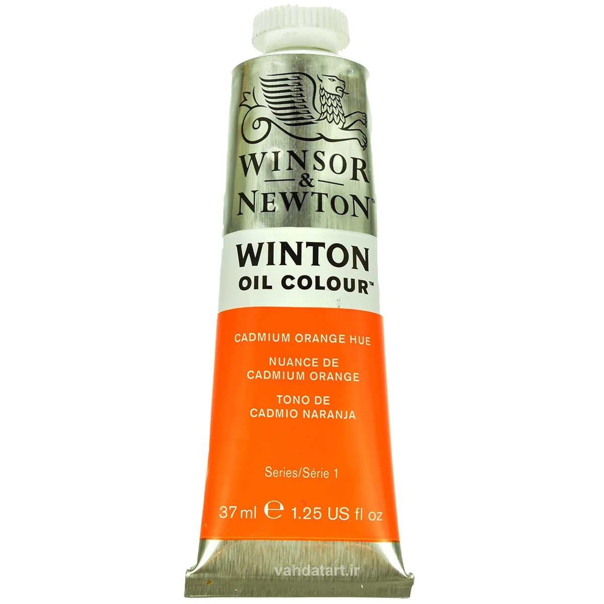 رنگ روغن وینزور CADMIUM ORANGE HUE 4 حجم 37 میل