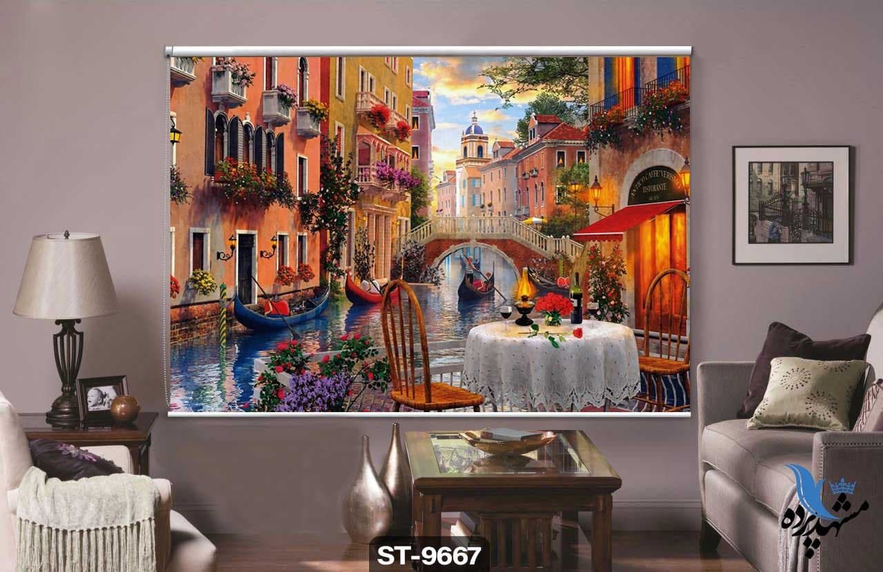 پرده شیدرول تصویری شهر ونیز کد st-9667