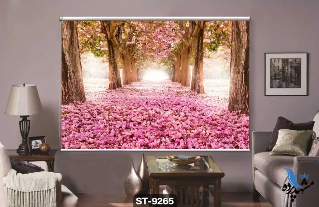 پرده شیدرول تصویری طرح فانتزی جنگل کد ST9265
