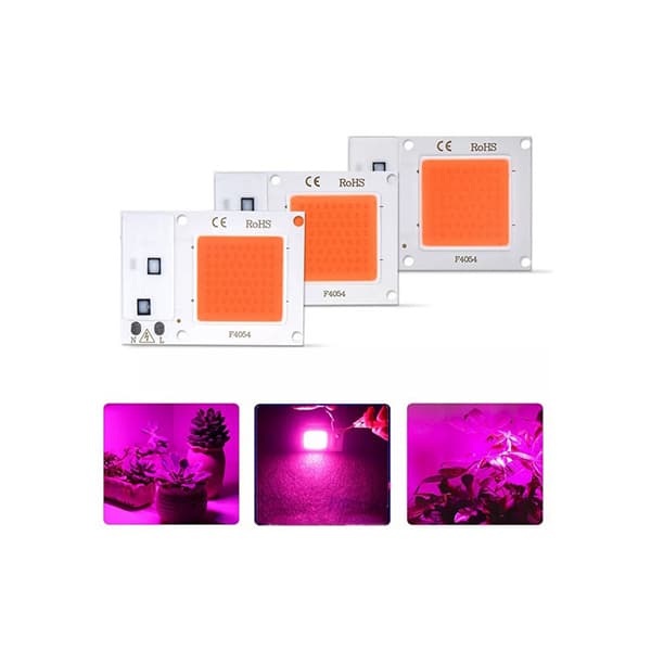 LED COB مخصوص رشد گیاه 220V 50W با درایور — تصویر ۷