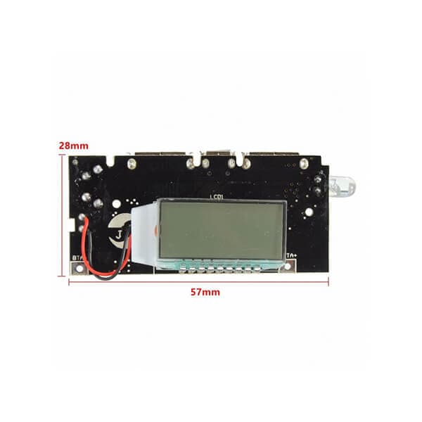 ماژول پاوربانک دارای نمایشگر و دو خروجی 1A , 2.1A — تصویر ۶